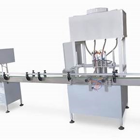 دستگاه پرکن خطی و دربندی مایعات پیستونی اتوماتیک