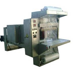 دستگاه شیرینگ پک نیمه اتومات با بدنه تمام استیل 304