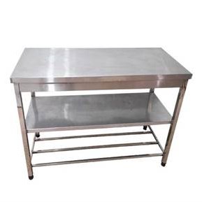 میزکار استیل طول 190 در عرض 65 با طبقه و پاتراکی