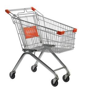 چرخ خرید فروشگاهی نیکل کروم