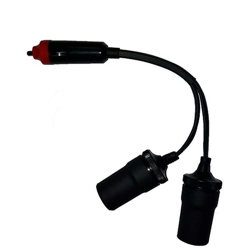 تبدیل 1 به 2 مادگی فندکی خودرو مدل M-121 (فروش عمده و تکی)