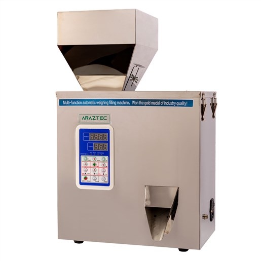 دستگاه پرکن پودر و گرانول 2 الی 200 گرم بدنه استیل FP1