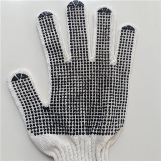 دستکش خالدار بافتنی