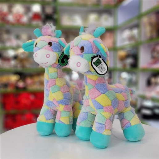 عروسک زرافه پولیشی 40 تیکه