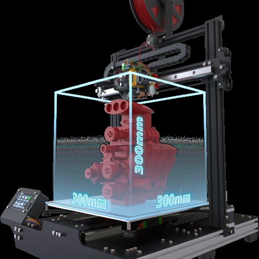 پرینتر سه بعدی صنعتی 30X30 پرداخت نقدی و چکی