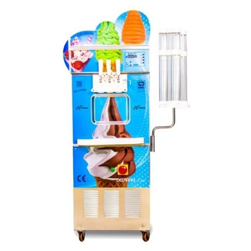 دستگاه بستنی ساز قیفی نیکنام مدل دلارام تکفاز هرمتیک