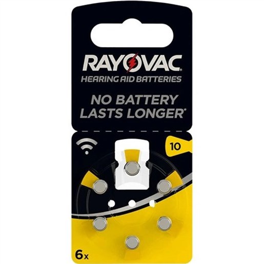 باتری سمعک ریواک سایز 10  شش عددی