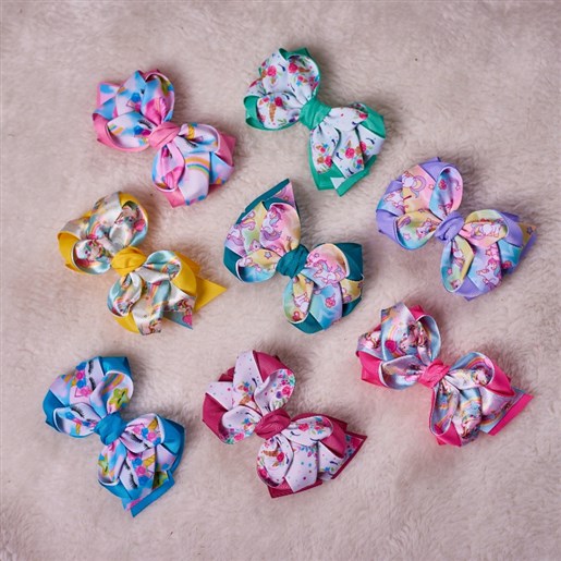 گلسر دخترانه روبانی گروگرن طرحدار