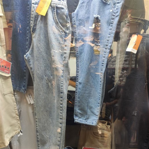 شلوار جین مام فیت زنانه