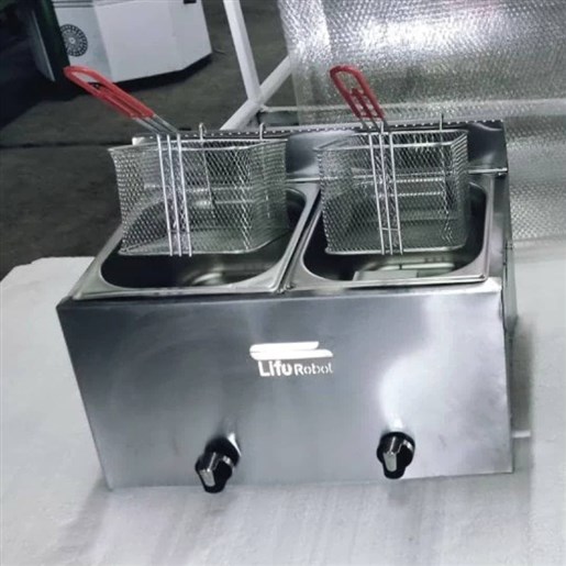 سرخکن صنعتی دو لگنه رومیزی