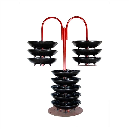 فلاورباکس شهری طبقاتی سازه ای هیلدا گلدان طبقاتی طرح نخل مدل N-11