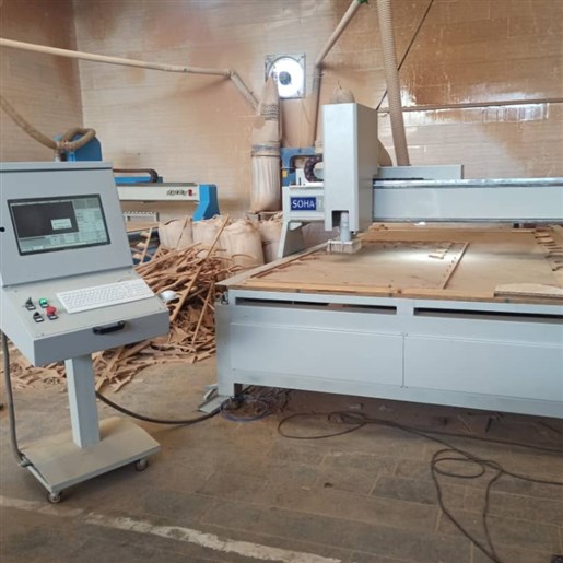 CNC چوب سه محور تخت سی ان سی