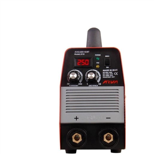 دستگاه جوش اینورتر ۲۵۰ آمپر آروا کد ۲۱۱۵
