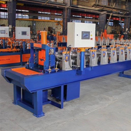 ساخت دستگاه رول فرمینگ نما طولی طرح سینه کفتری
