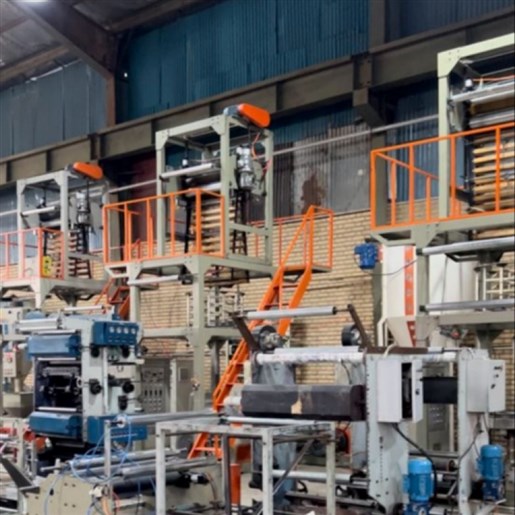 دستگاه تولید طاقه نایلون و نایلکس