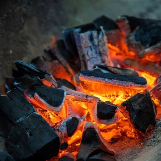زغال کبابی کنده