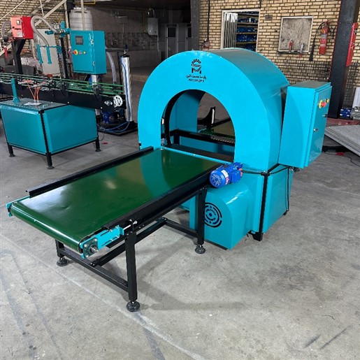 دستگاه استرچ افقی (اوربیتال رپر) مخصوص بسته بندی محصولات با طول بلند