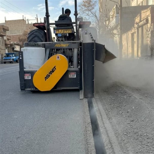 ترنچر حفاری فیبر نوری 