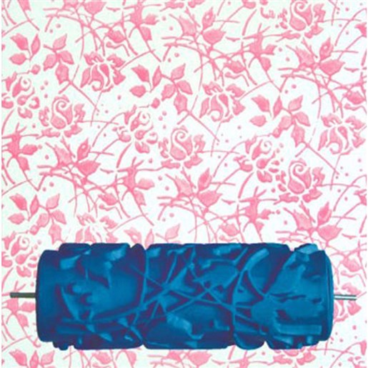 رول یدک غلطک طرحدار آبی کد 66