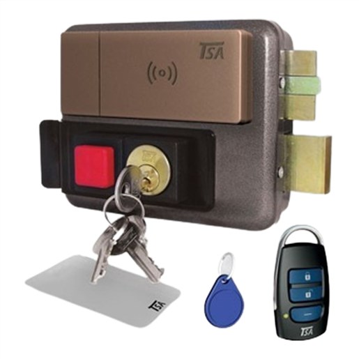 قفل برقی هوشمند کارت و تگ خوان و ریموتی TSA