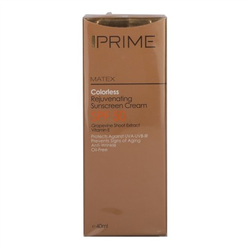 کرم ضد آفتاب جوان کننده مدل Matex SPF50 پریم