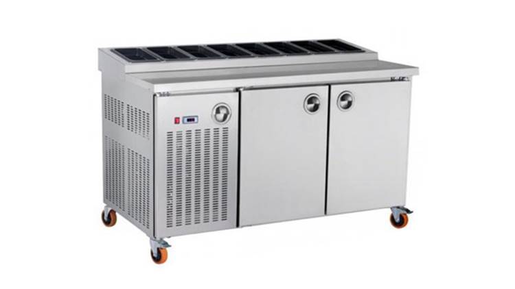 تاپینگ یخچال دار استیل نگیر ۱۲۰