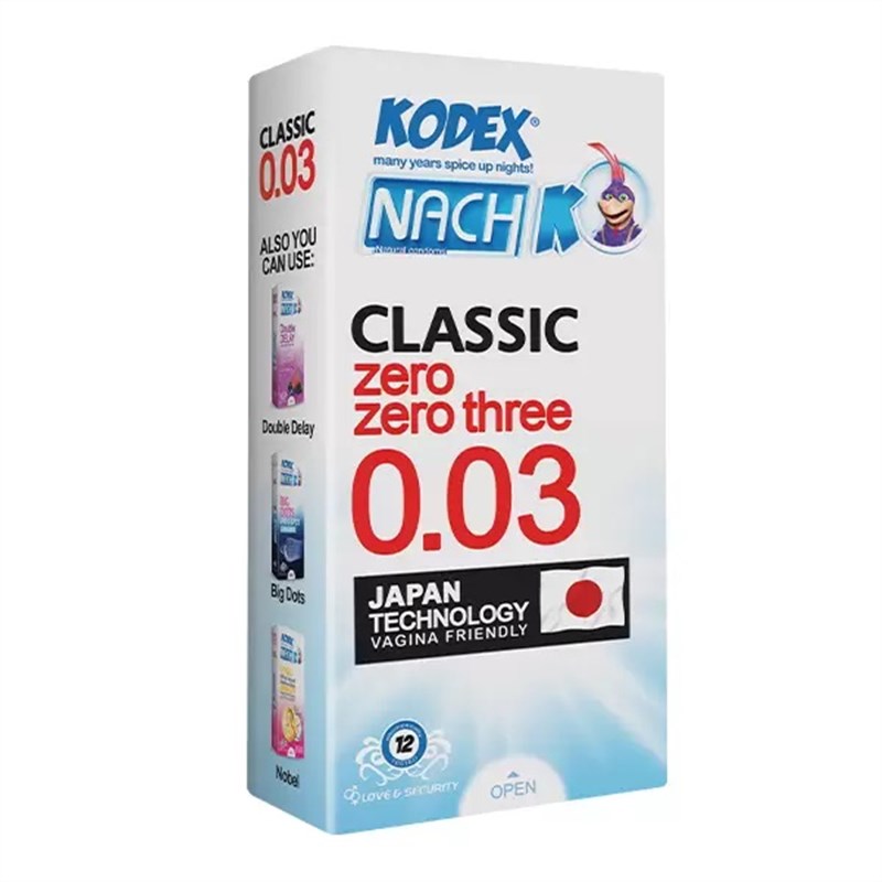 کاندوم کدکس ۱۰ عددی ۳ میکرون