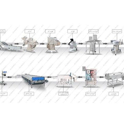 خط تولید کمپوت و کنسرو میوه و سبزیجات
