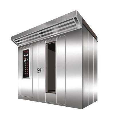 فر گردان مشعل در کنار 32 سینی قنادی و شیرینی پزی مدل NB بدون سینی فر