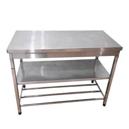 میزکار استیل طول 190 در عرض 65 با طبقه و پاتراکی