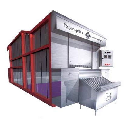 فر تونلی نیمه اتوماتیک تافتون حرارت غیر مستقیم تشعشعی مدل 1000