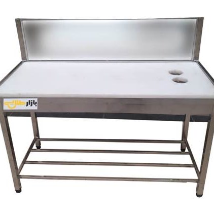 میز کار استیل رویه پلاستیکی مرغ خردکنی و قصابی