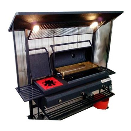 دستگاه باربیکیو ذغالی و گازی سقف دار