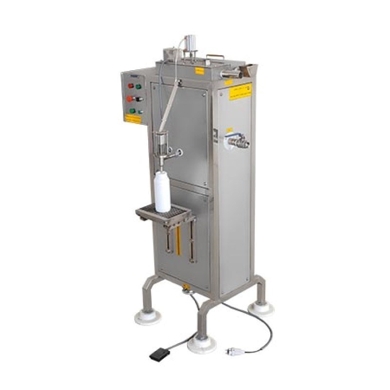 دستگاه پر کن مایعات نیمه اتوماتیک تک نازل با حجم 50 تا 500 سی سی