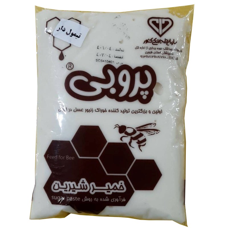 خمیر شیرین تیمول دار پروبی در زنبورکده بامار