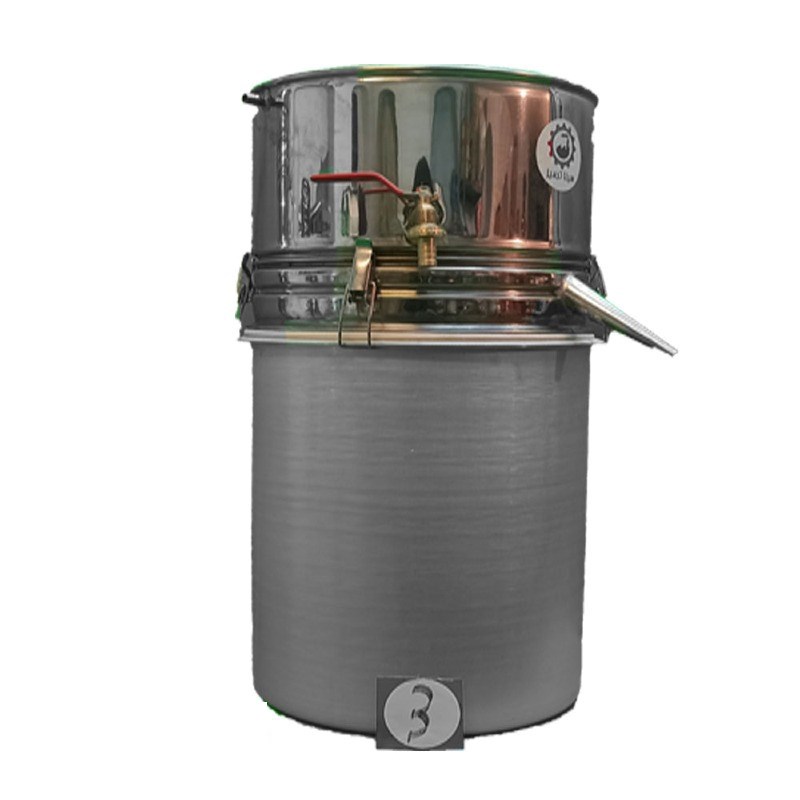 دستگاه عرقگیری و دستگاه گلابگیری و دستگاه تقطیر سایز 3 (30 لیتری)
