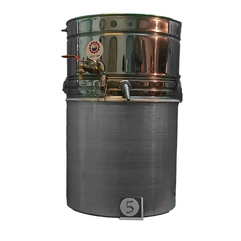 دستگاه عرقگیری و دستگاه گلابگیر و دستگاه تقطیر سایز 5(50 لیتری)