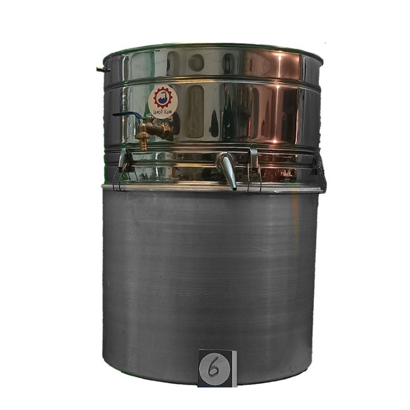 دستگاه عرقگیری و دستگاه گلابگیر و دستگاه تقطیر سایز 6(70 لیتری)