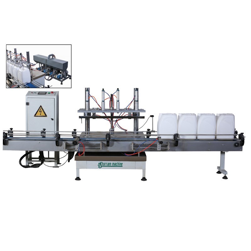 دستگاه پرکن مایعات غلیظ - پمپی