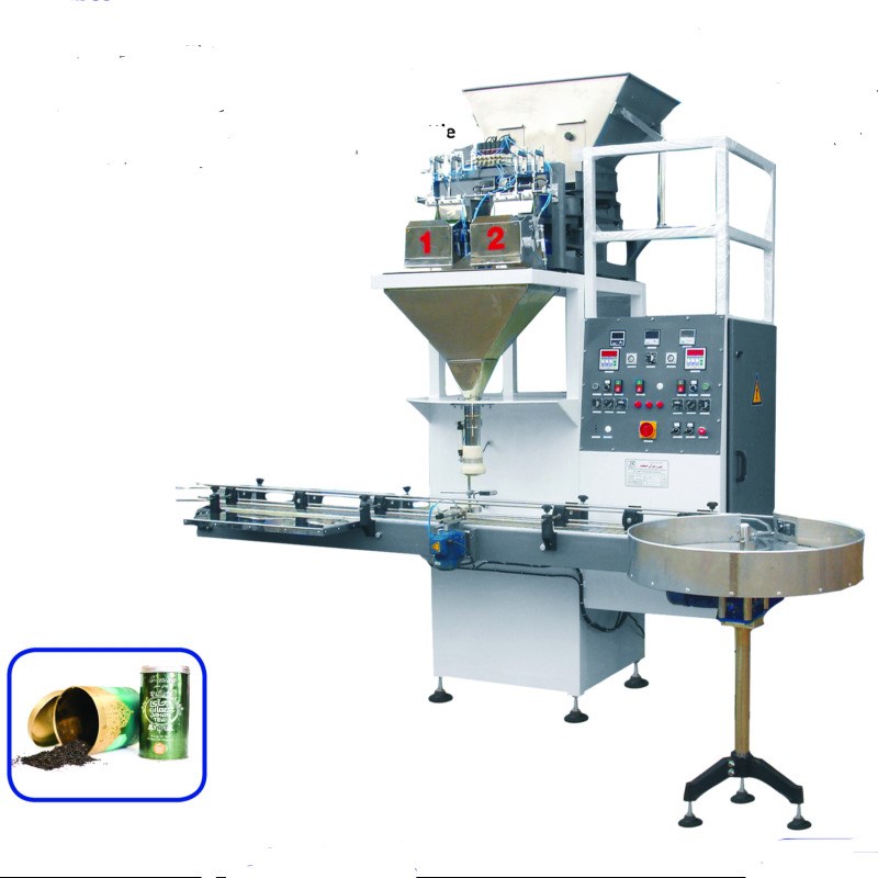 دستگاه قوطی پرکن دوتوزین PS 116