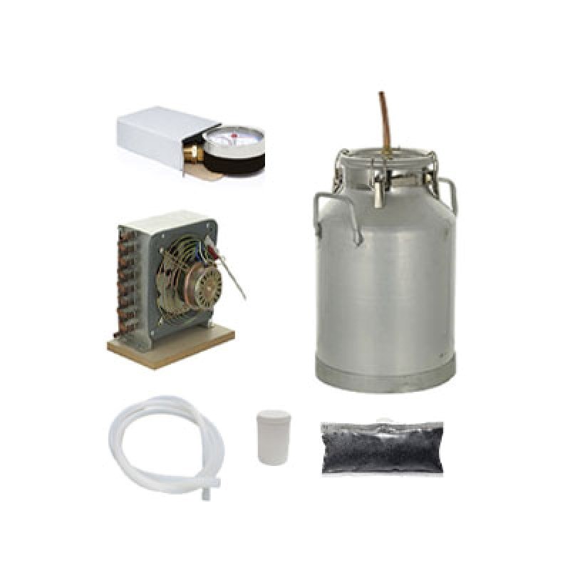 دستگاه تقطیر و عرق گیری ۳۰ لیتر با خنک کننده برقی