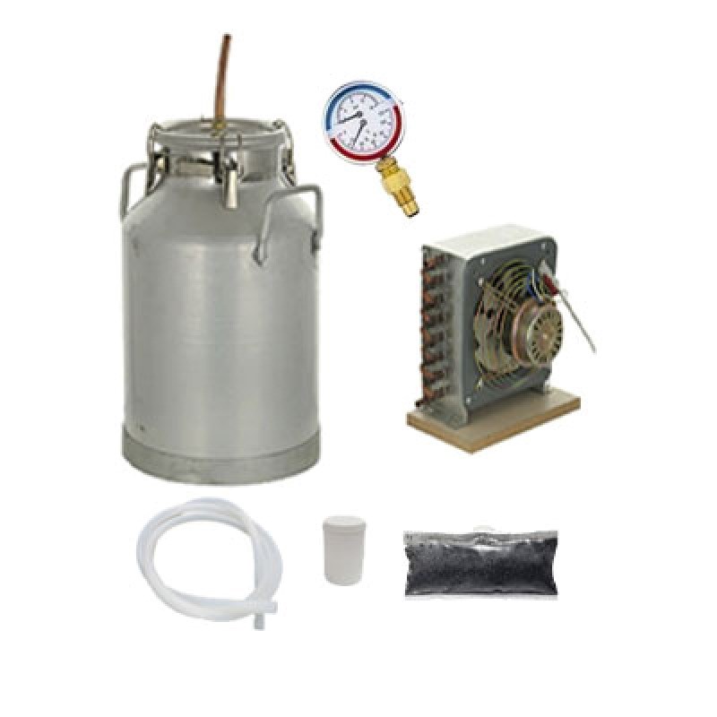 دستگاه تقطیر و عرق گیری ۵۰ لیتر با خنک کننده برقی