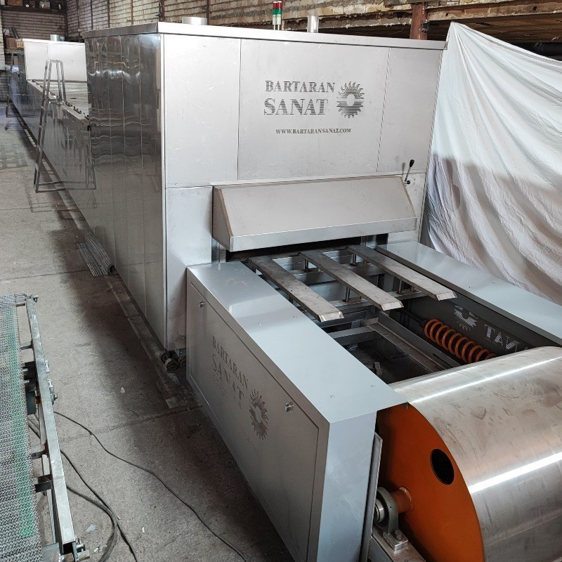 دستگاه فر تونلی کیک کلوچه بیسکویت شیرینی