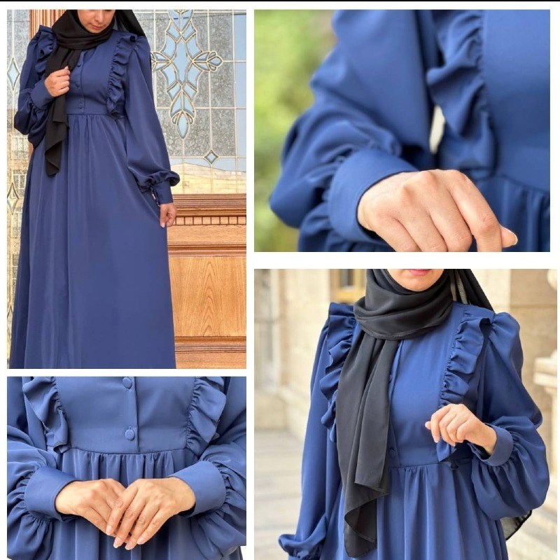 پیراهن مجلسی مدل تینا زنانه و دخترانه کاملا پوشیده