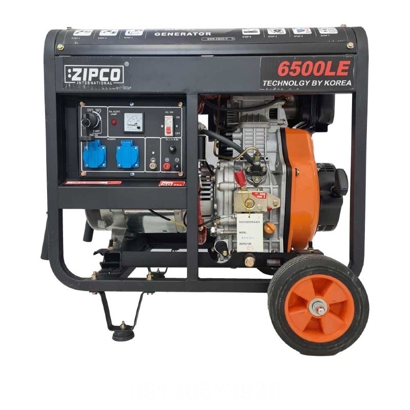 موتور برق دیزلی زیپکو 5 5کیلو وات مدل 6500LE