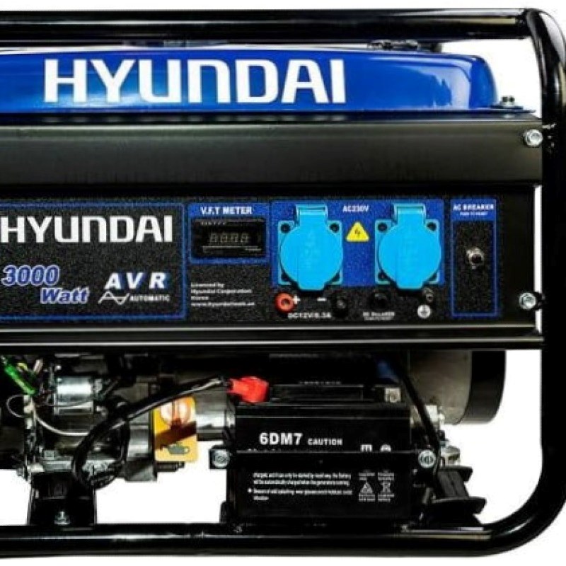 موتور برق بنزینی مدل HG5370-PG هیوندای