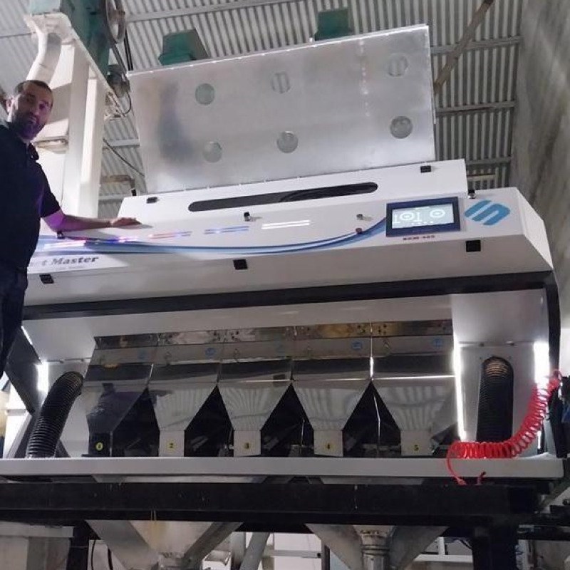 ماشین سورتینگ لیزری مستر ۵کانال چای برنج پسته کشمش