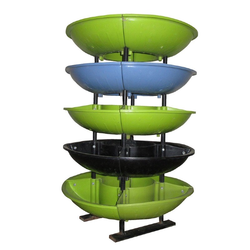 فلاورباکس طبقاتی گلدان طبقاتی گرد استوانه – مدل G-5