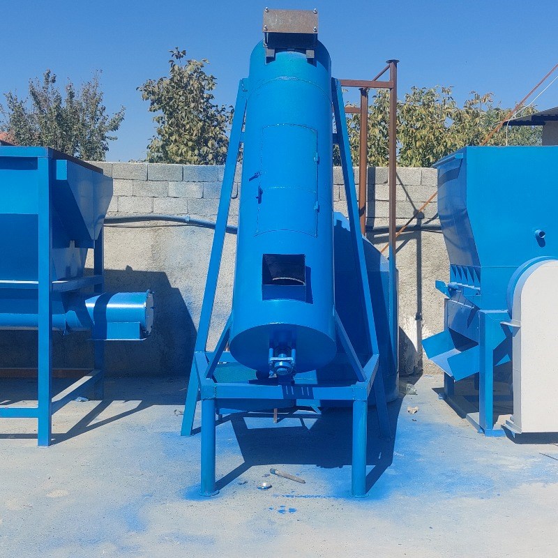 ماشین آلات بازیافت پلاستیک پت نایلون گرانول کندور و آسیابشور