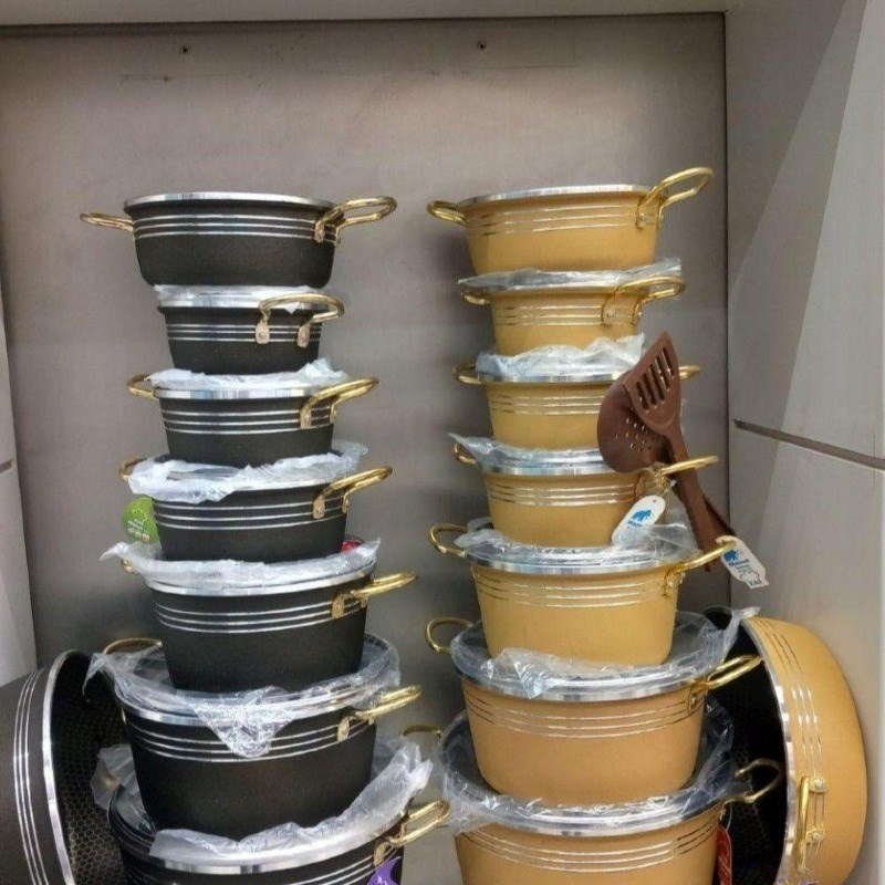 قابلمه ۱۴ پارچه تفلون